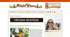 Desktop Screenshot of missionmama.com